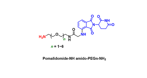 Pomalidomide-NH amido-PEGn-NH2